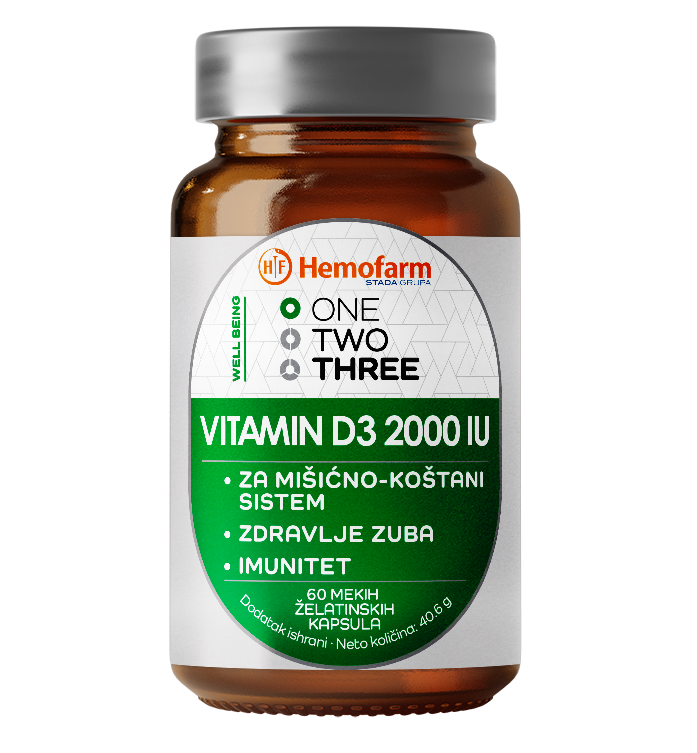 slika VITAMIN D3 2000 IU bočice